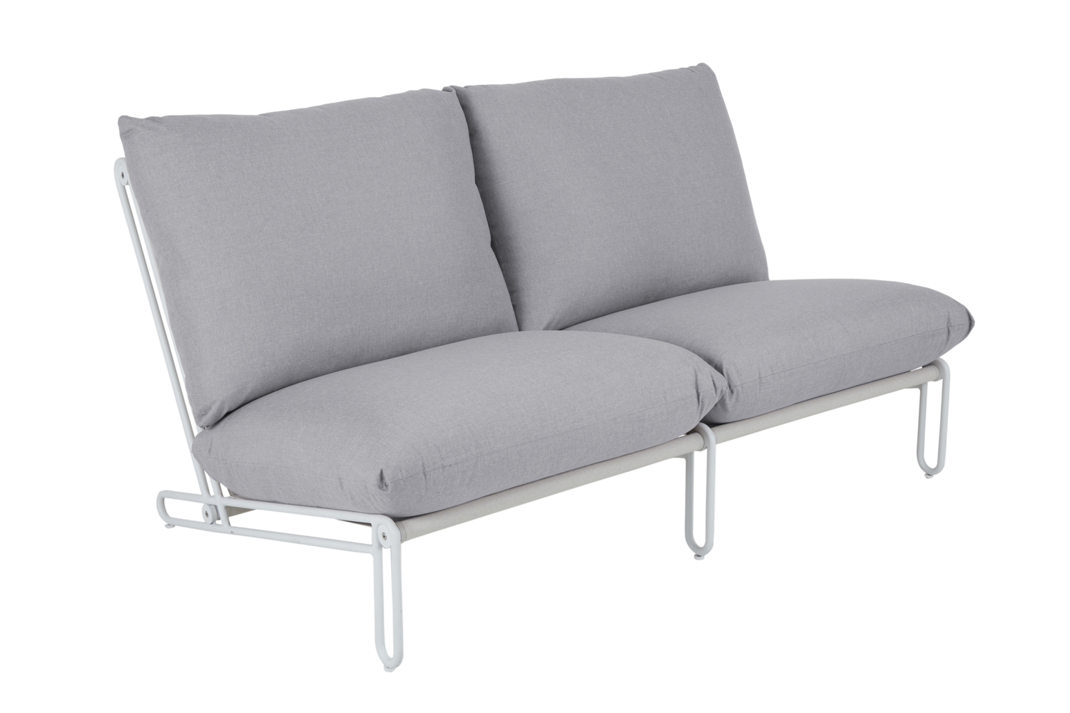 Blixt sittdel Vit/Sky grey