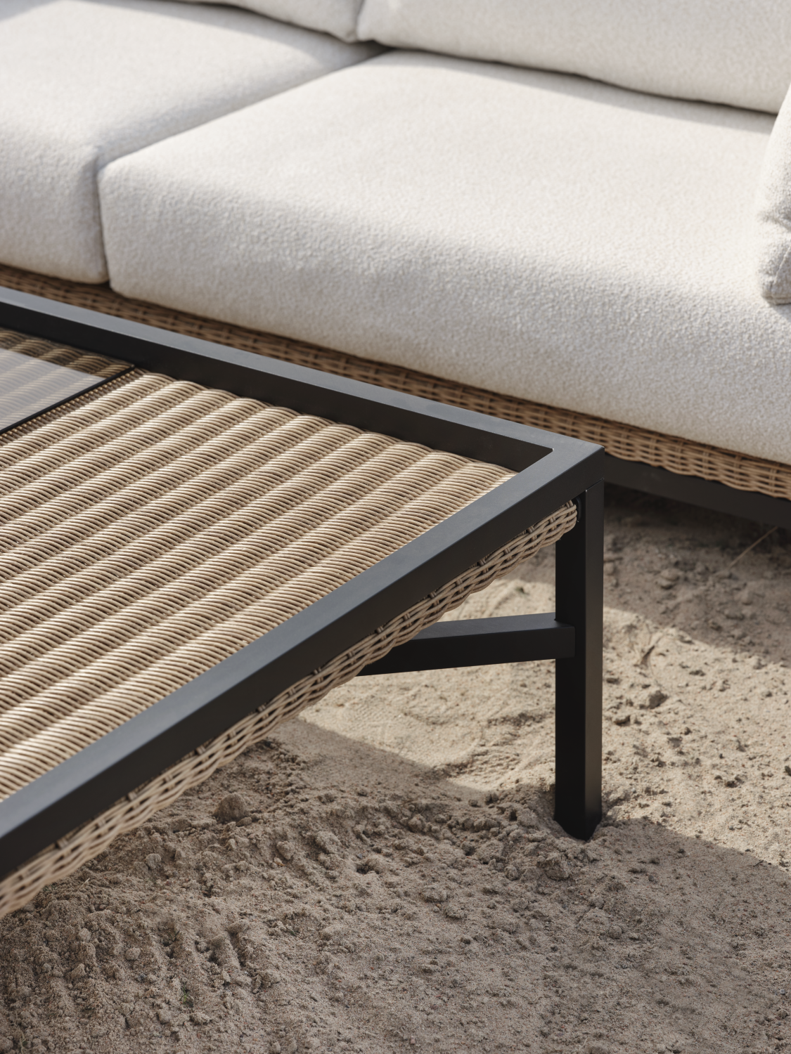 Shell 2,5-sits soffa Rustik/Teddy Rice