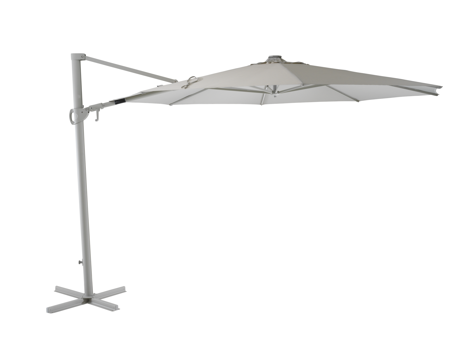 Cilento parasoll Light Grey/Khaki