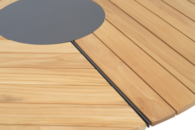 Peace Wood matbord Antracit/Natur