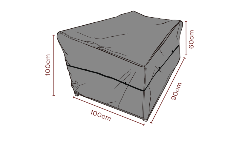 Möbelskydd fåtölj Svart