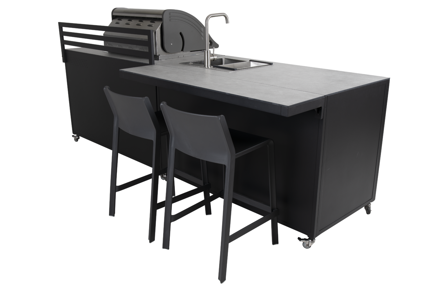 Fornax hylla Svart/grå