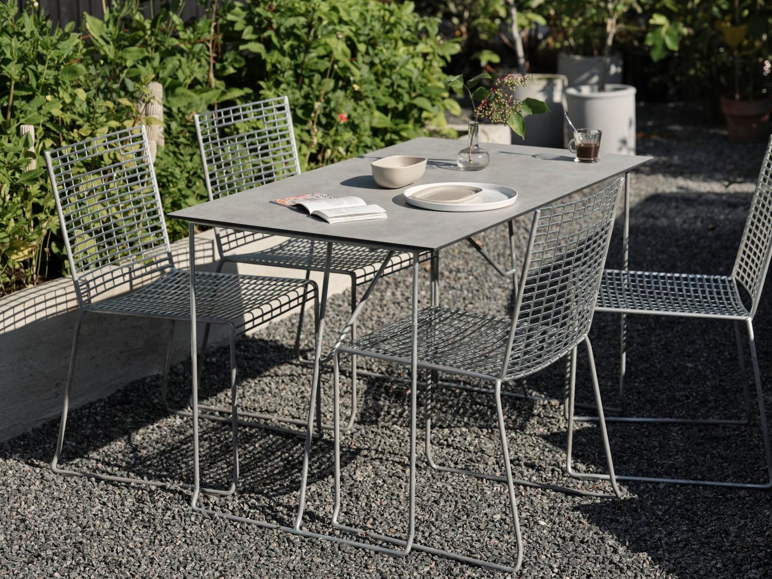 Laminat bordsskiva Beige/terrazzo