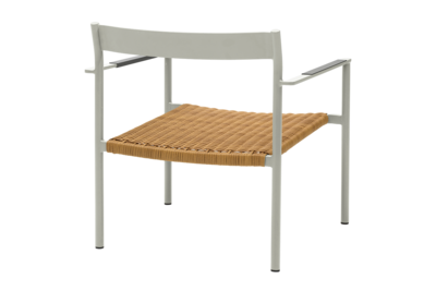 DK loungefåtölj Light Grey/Natur
