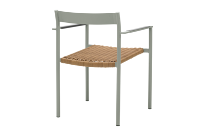 DK matstol Light Grey/Natur