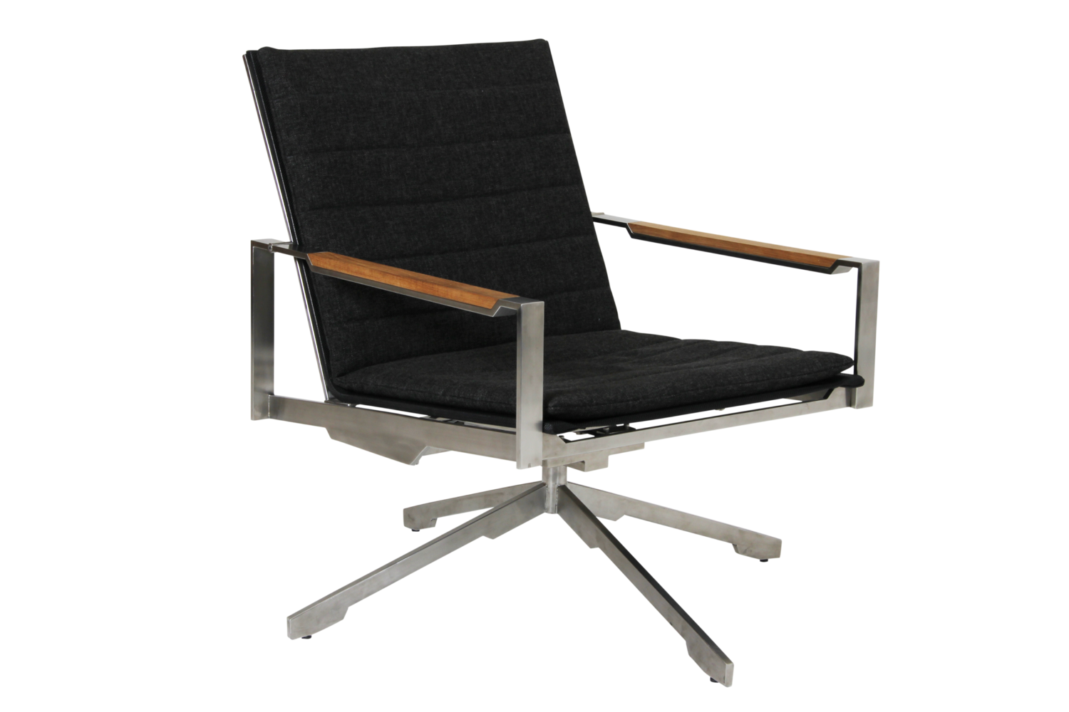 Gotland gungstol Grå/svart