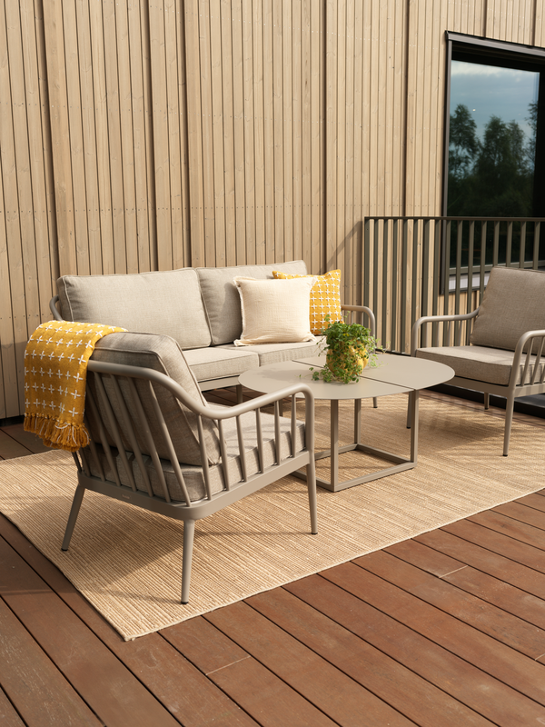 Coleville 3-sitssoffa Khaki/Burlap Beige