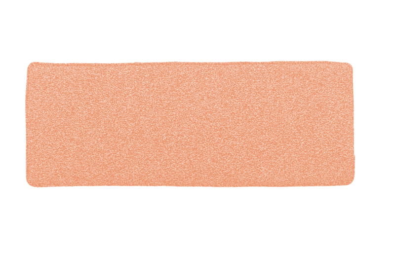 Frisk sittdyna Teddy Orange