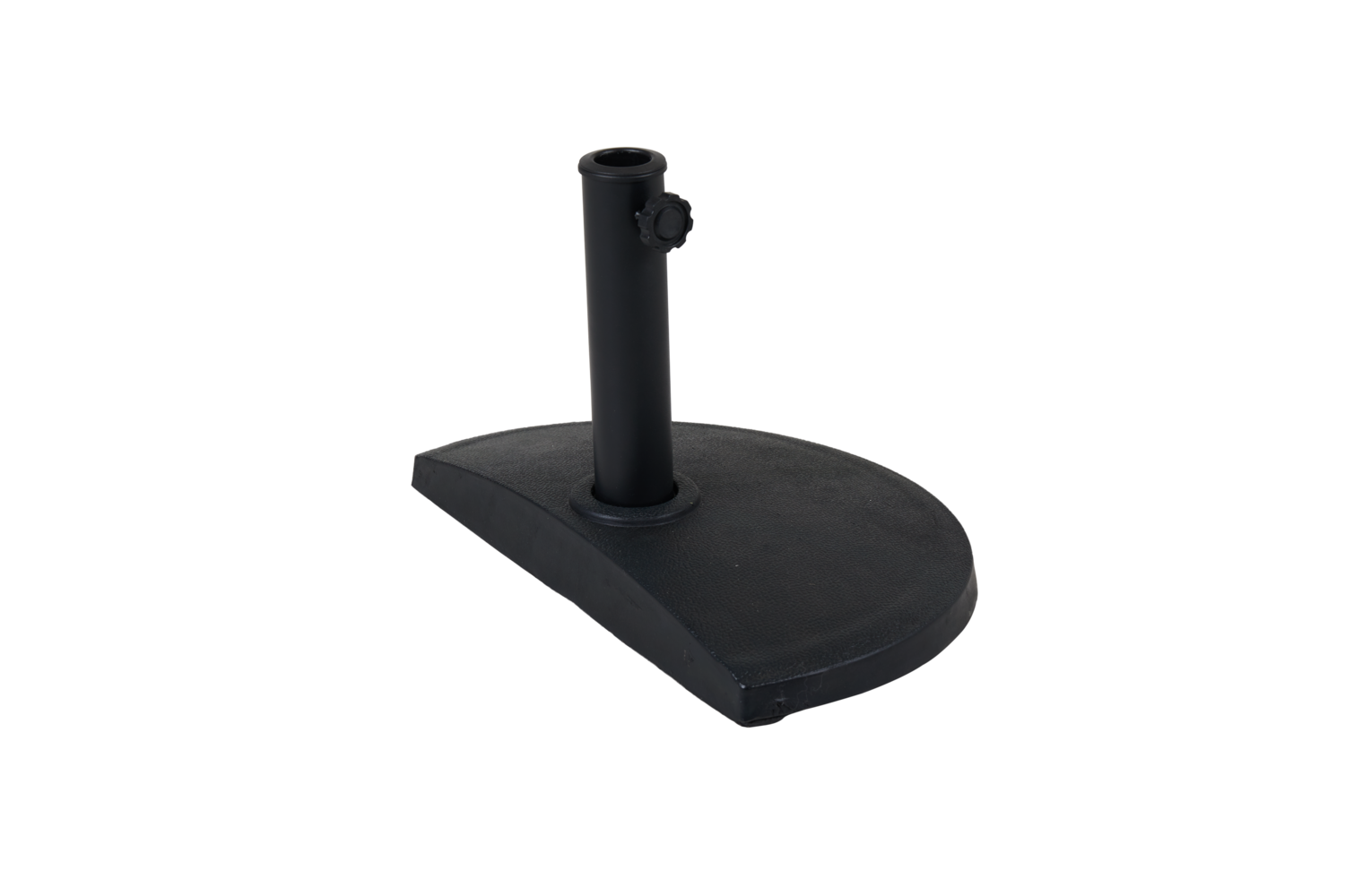 Kvitter parasollfot Svart