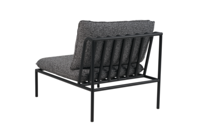 Collier mittdel Svart/Teddy Ant