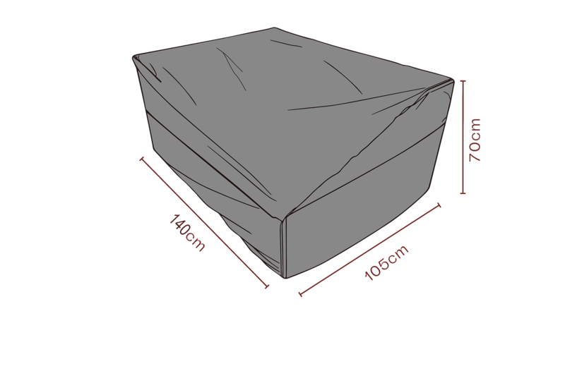 Möbelskydd soffa Svart