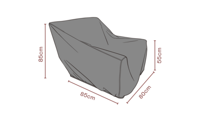 Möbelskydd fåtölj Svart