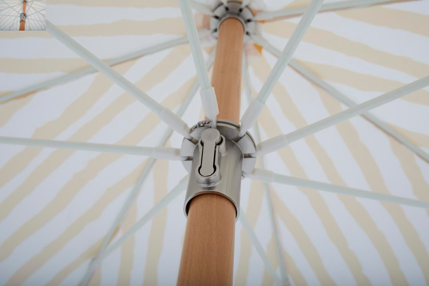 Gatsby parasoll Yellow Stripe