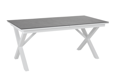 Hillmond matbord Vit/grå