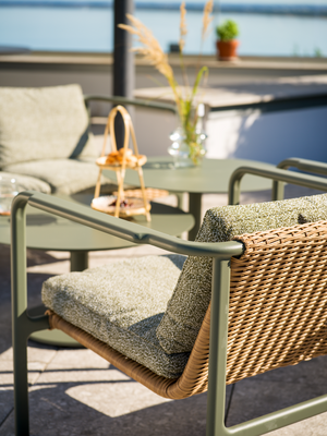 Motty fåtölj Nordic Green/Teddy Verde