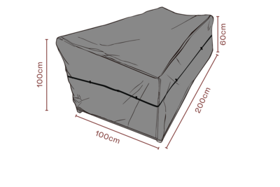 Möbelskydd soffa Svart