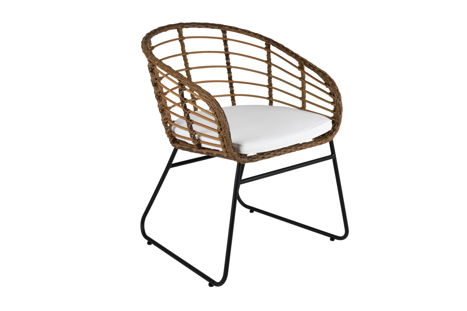 Covelo matstol Natur/vit