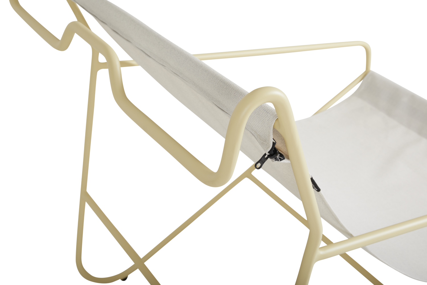 Poul Chair loungefåtölj Lemon/Off-white