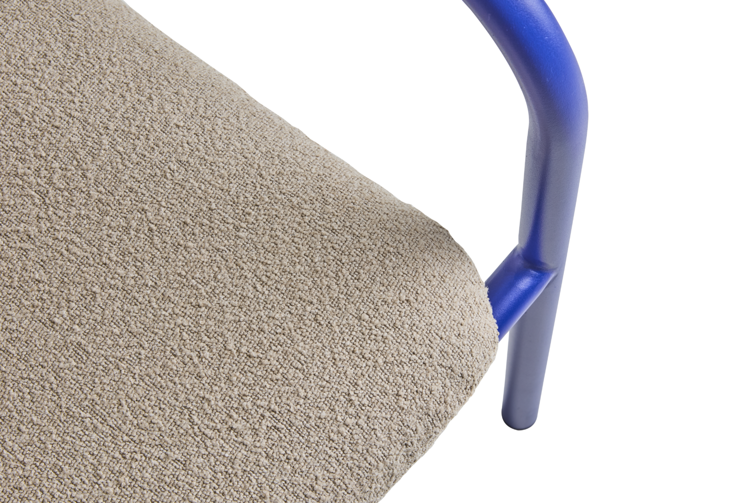 Bendt fåtölj Indigo Blue/Teddy Beige