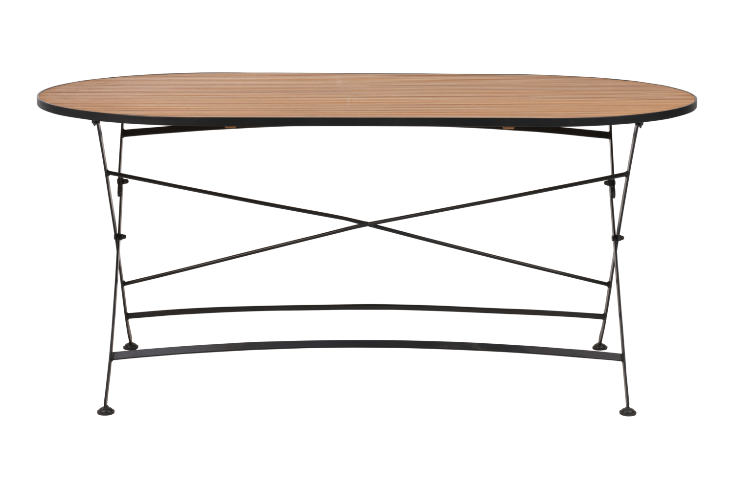 Brewer matbord Svart/teak