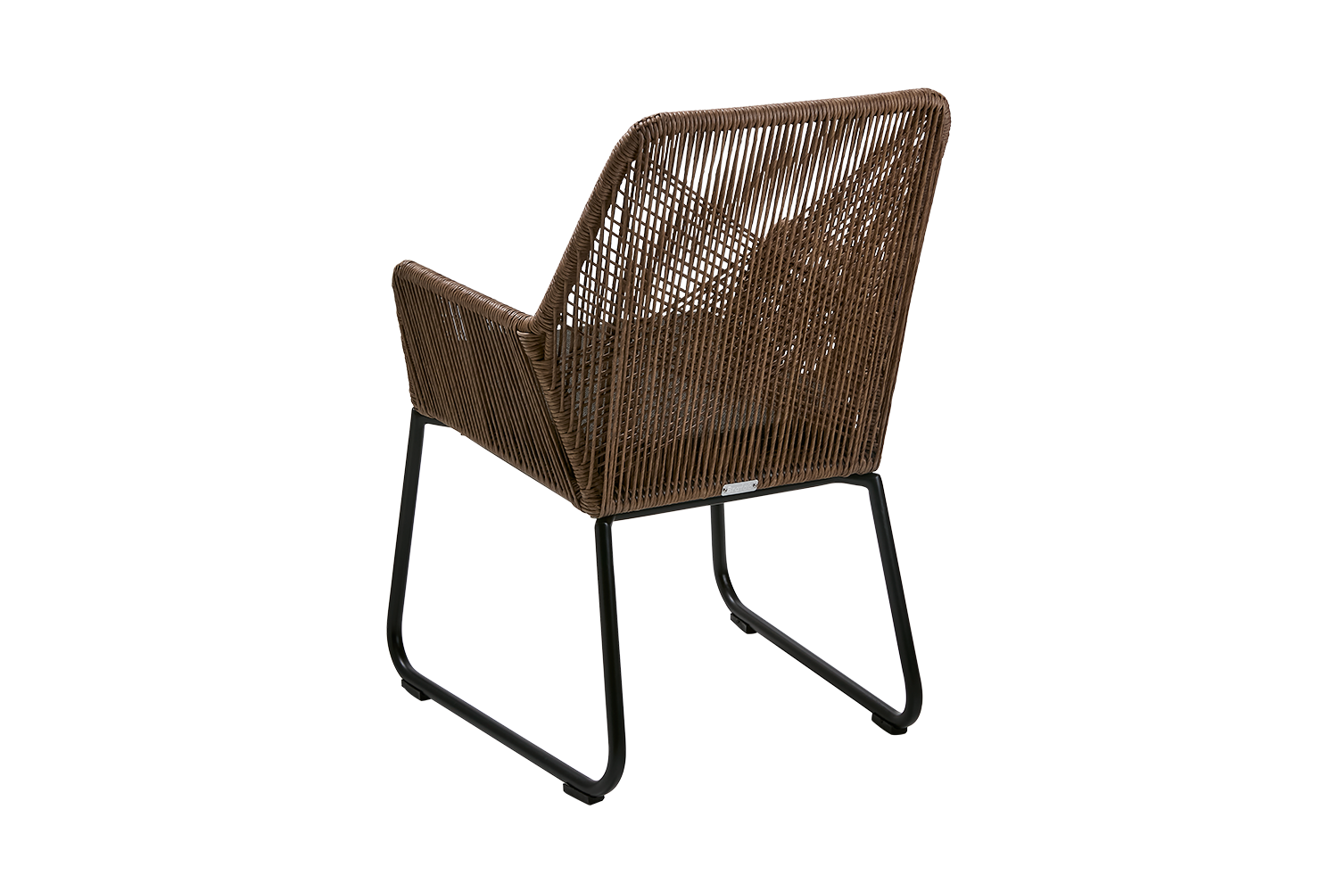 Midway karmstol Natur/svart