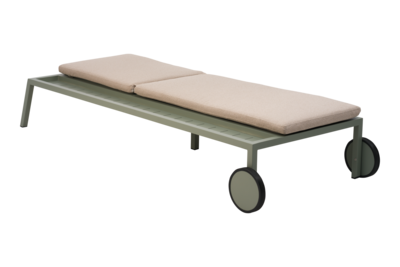 Samvaro vilsäng Dusty Green/Teddy Beige