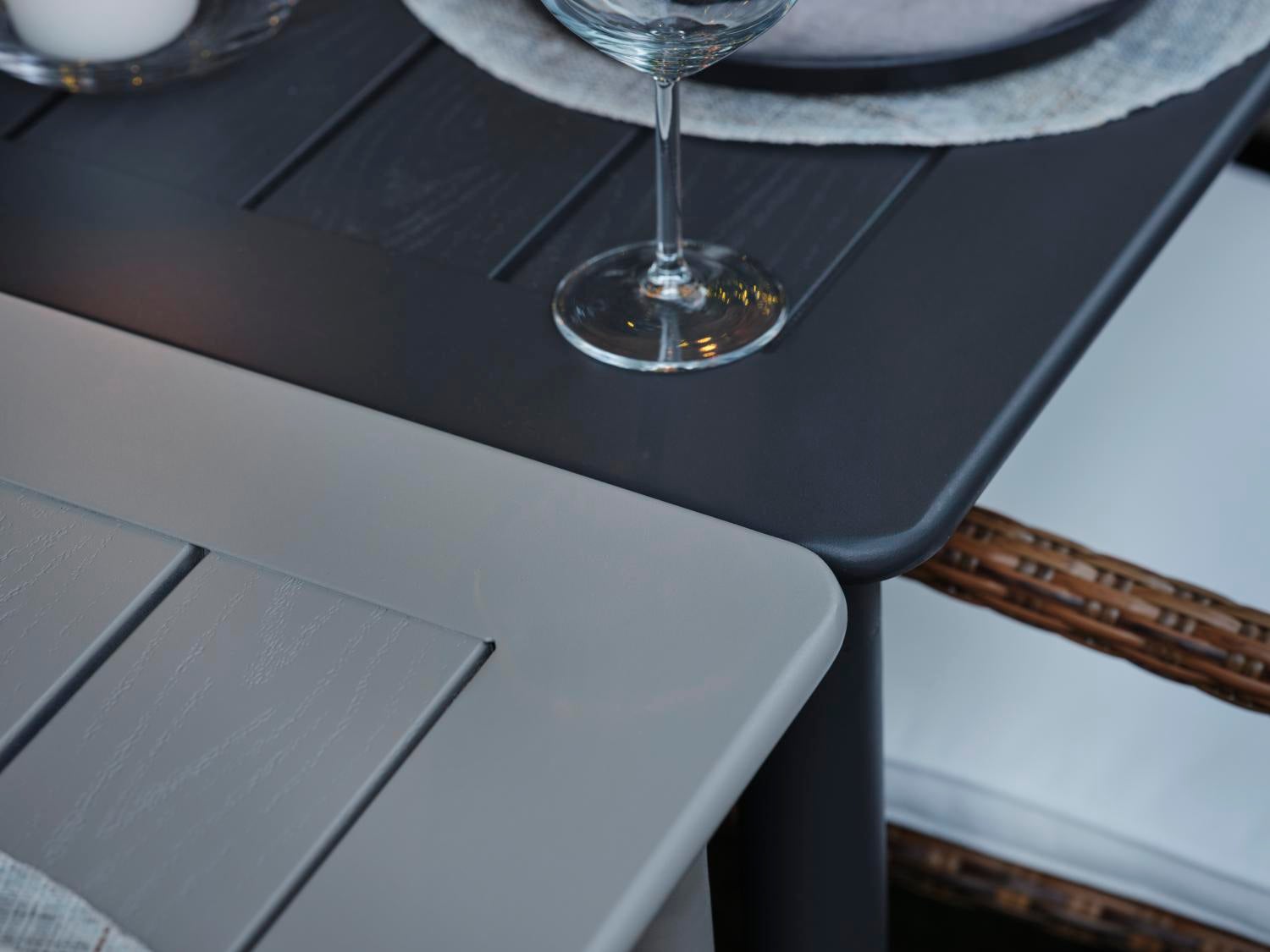 Nimes matbord Antracit