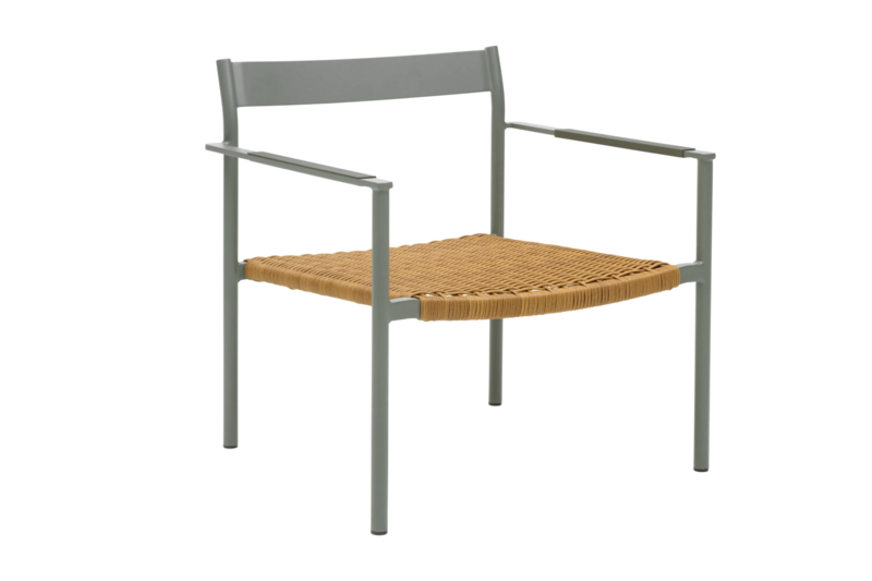 DK loungefåtölj Dusty Green/Natur