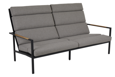 Indus 3-sitssoffa Svart/beige