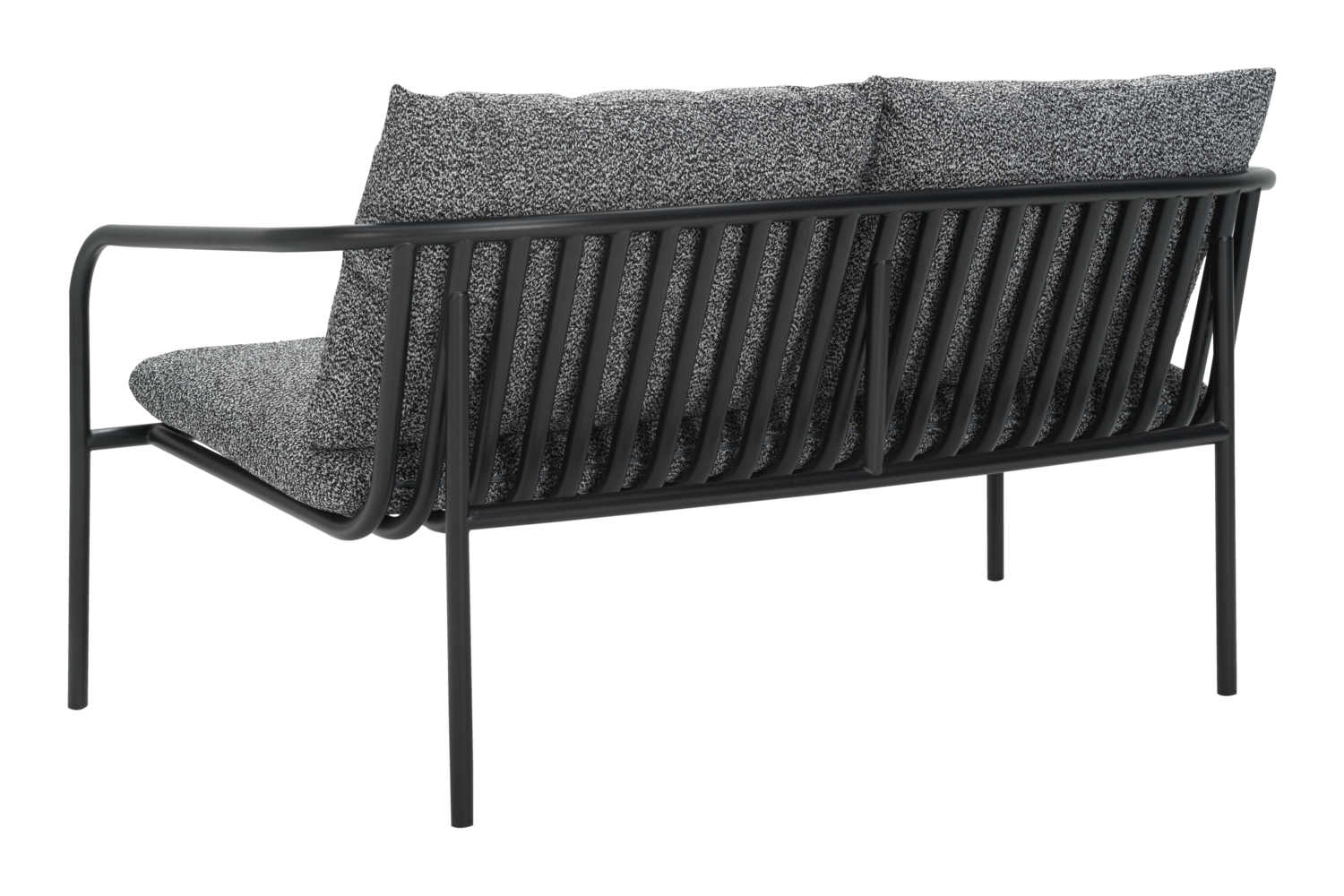 Bendt 2-sitssoffa Svart/Teddy Ant