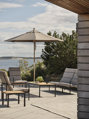 Indus soffbord Svart/teak