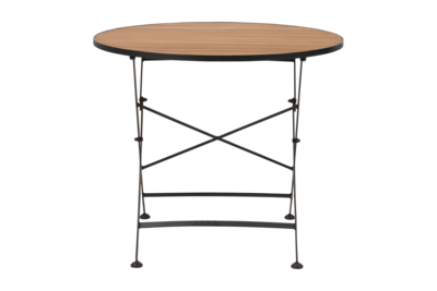 Brewer matbord Svart/teak