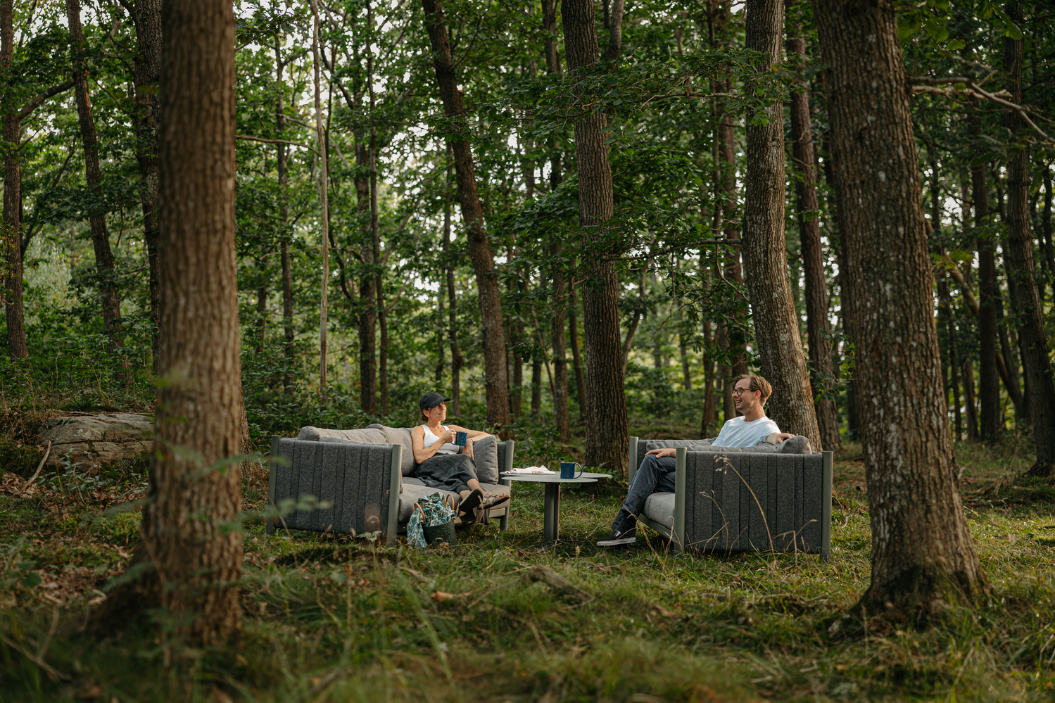 Brad 2,5-sits soffa Nordic Green/Charcoal Grey