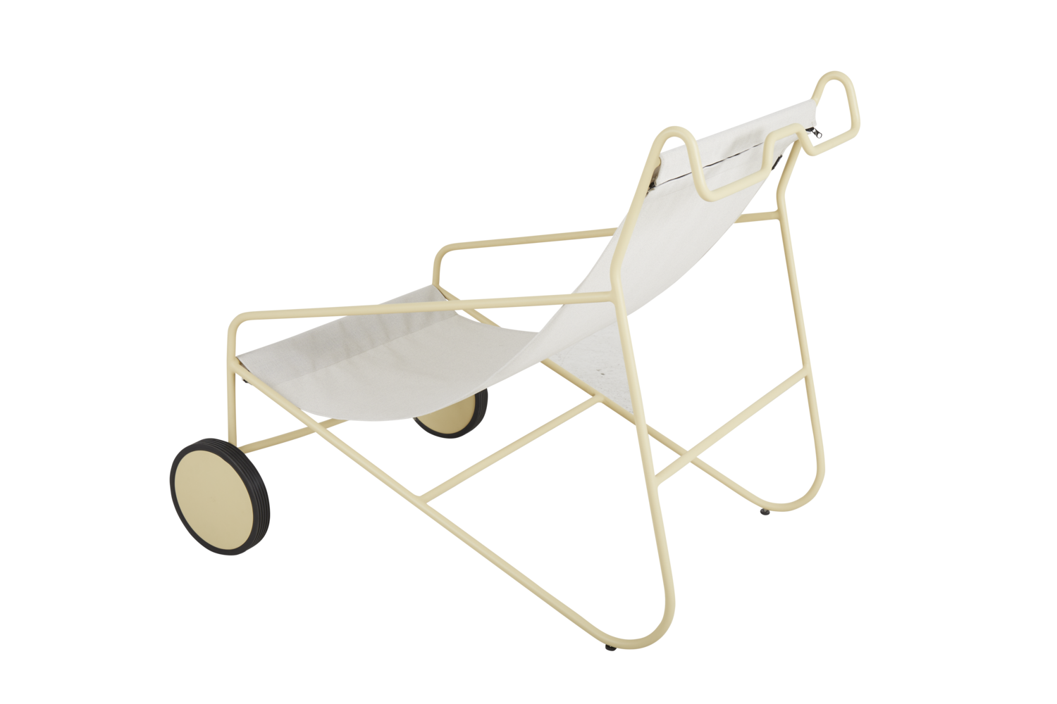 Poul Chair loungefåtölj Lemon/Off-white