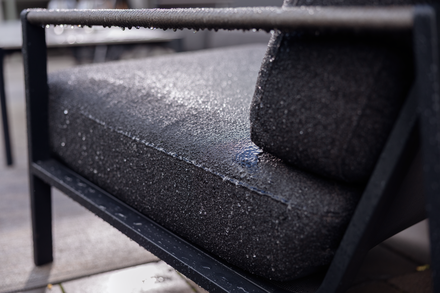 Lyra fåtölj Svart/Teddy Black