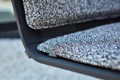 Soro loungefåtölj Svart/Teddy Ant