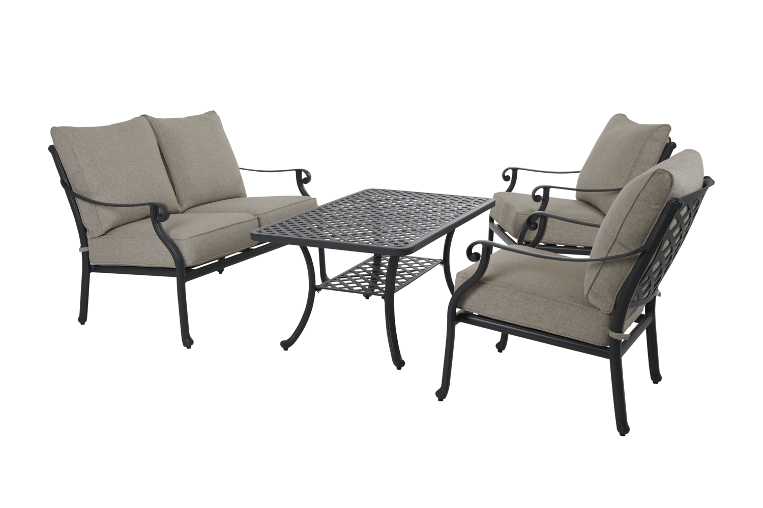 Arras soffbord Antracit