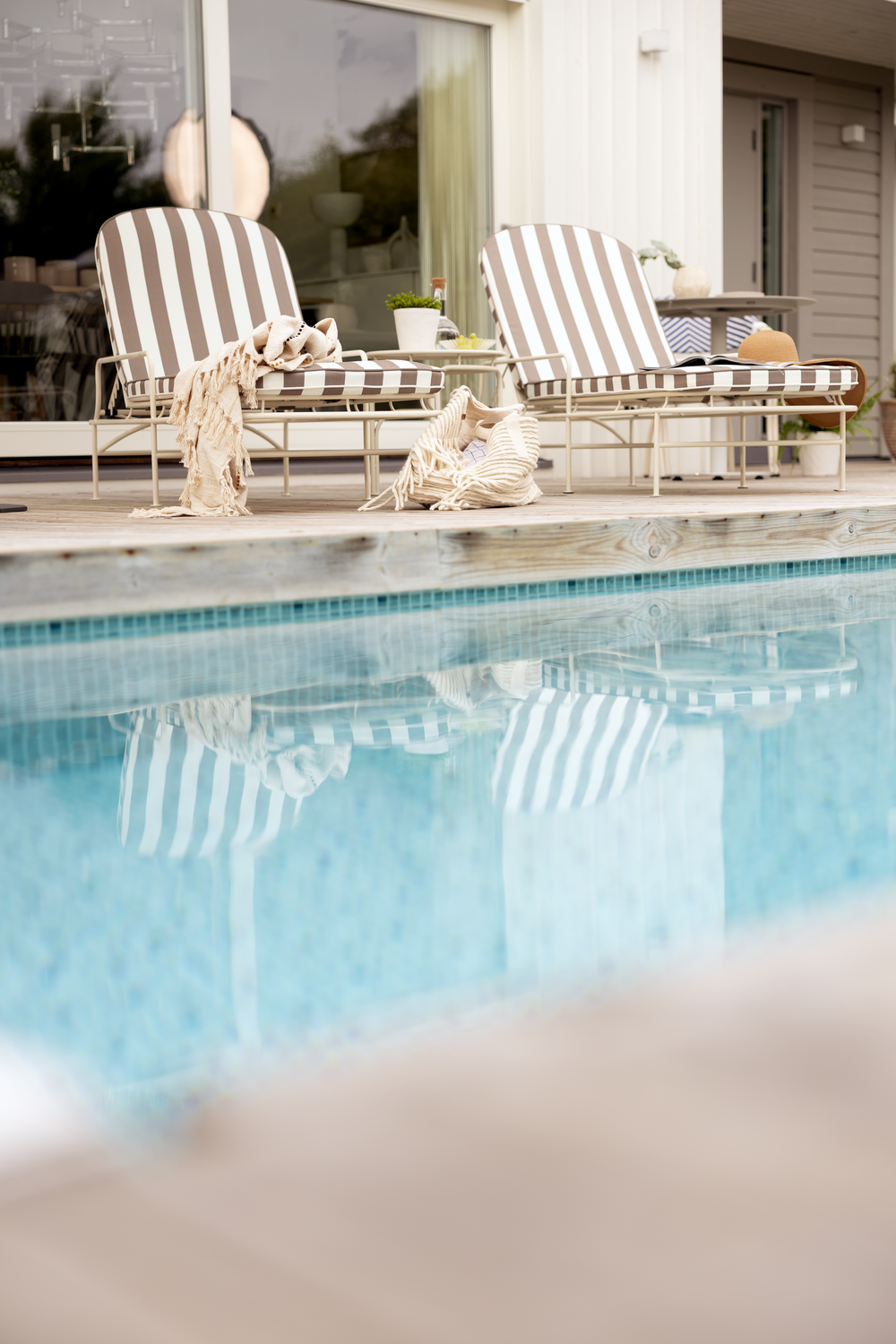 Arts vilsäng Soft White/Beige Stripes