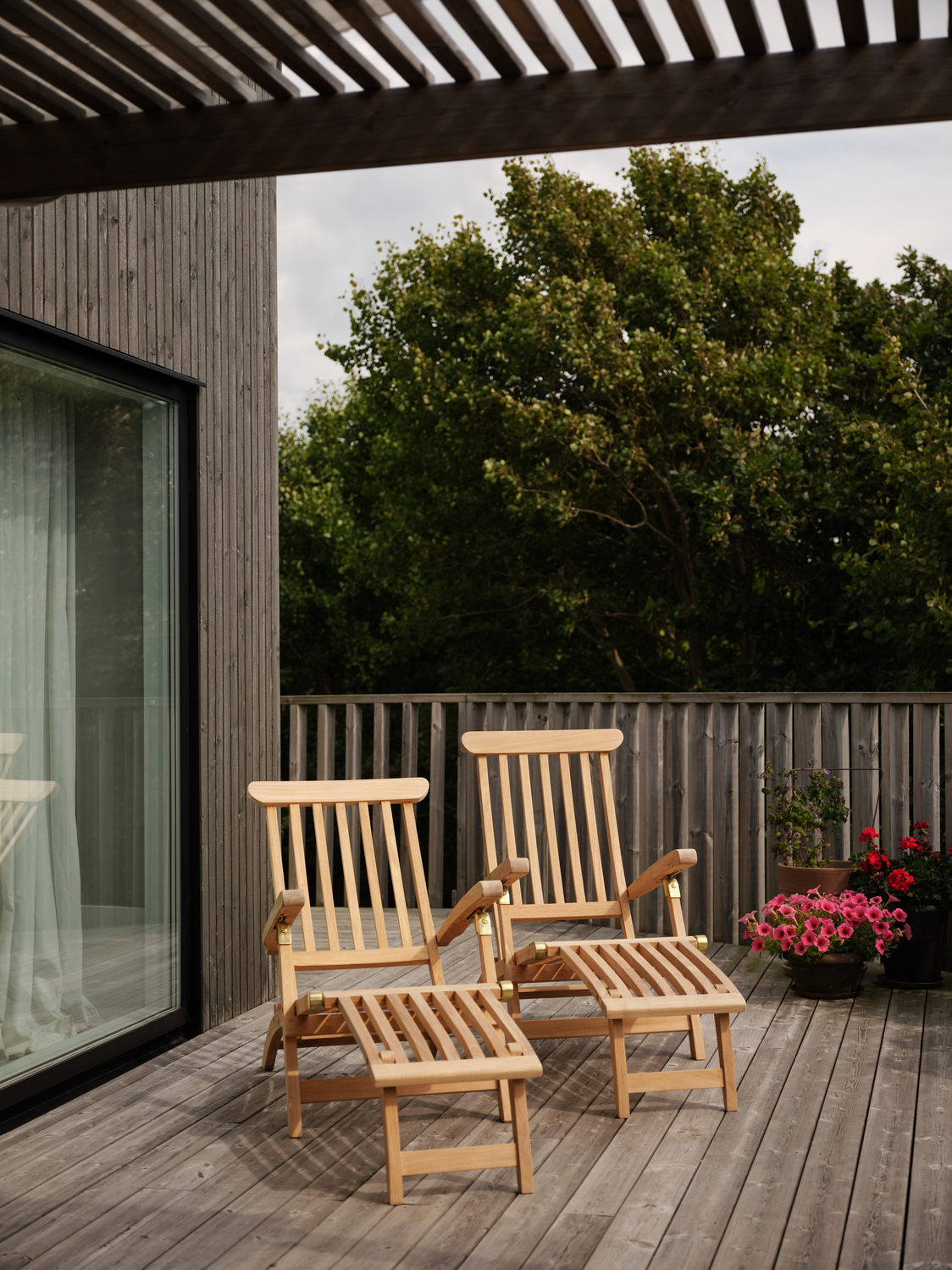 Jackson däckstol Natur