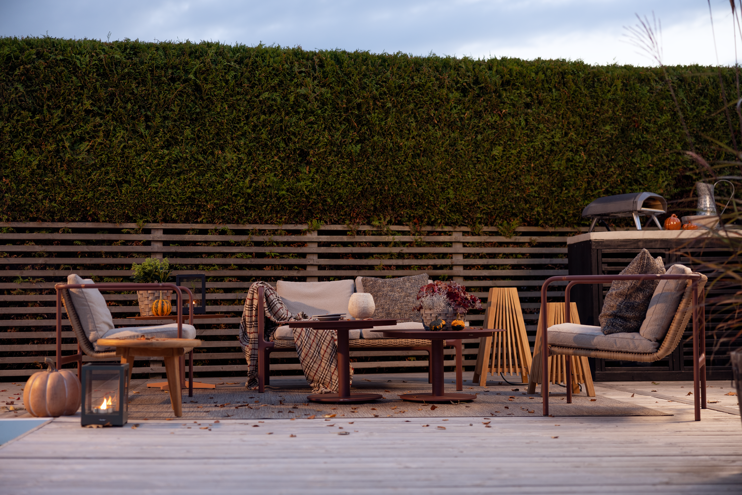 Peace soffbord Zin Red