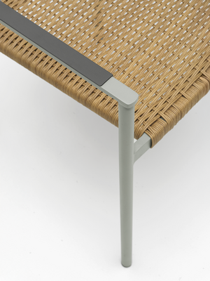 DK matstol Light Grey/Natur