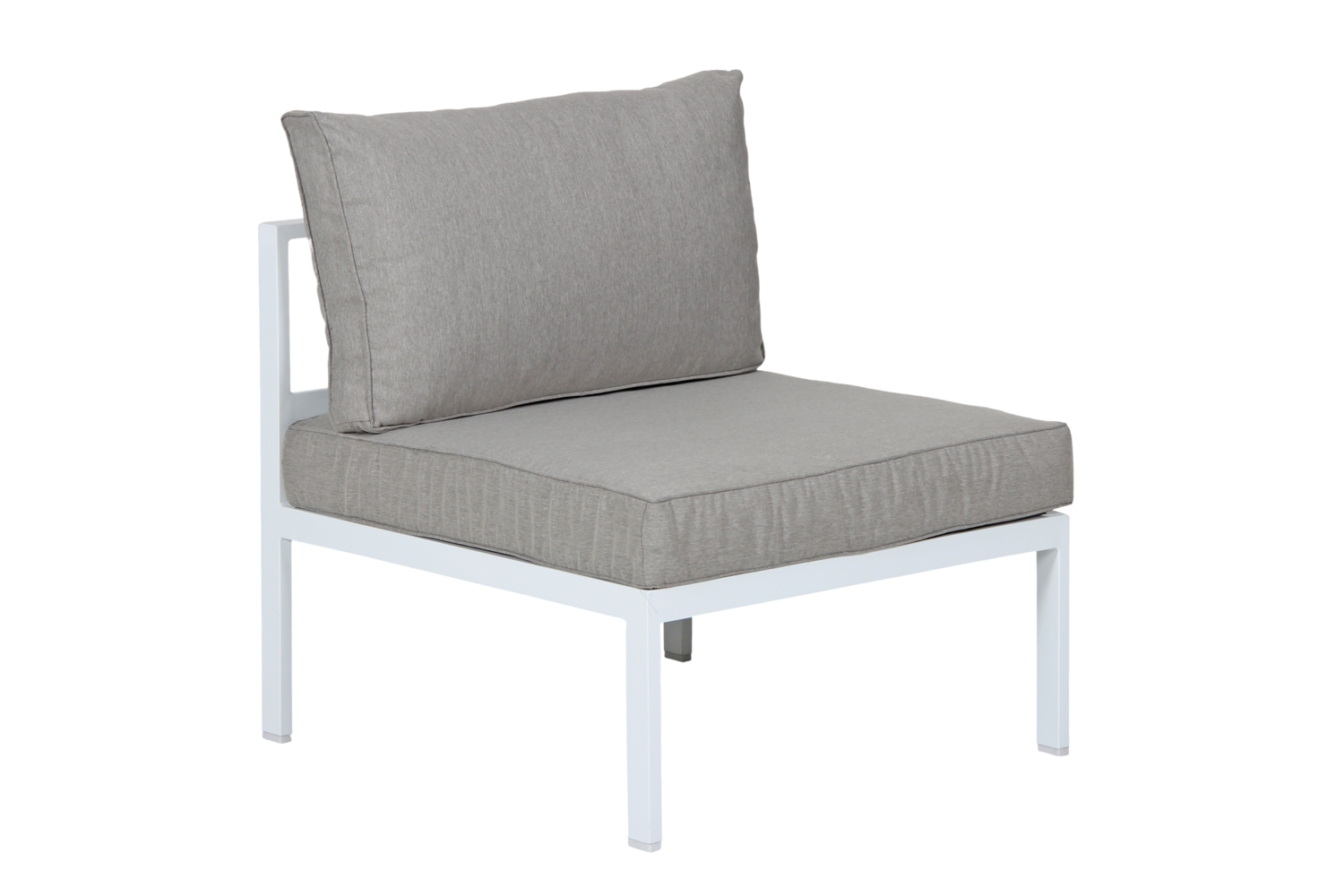 Leone mittdel Vit/Grå