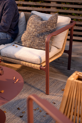 Motty 2-sitssoffa Zin Red/Teddy Beige