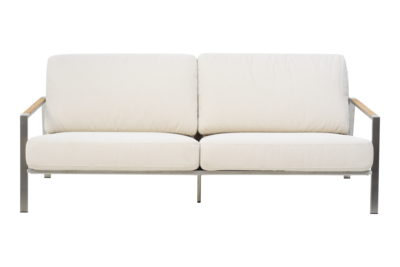 Naos 2,5-sits soffa Stainless Steel/Dot Beige