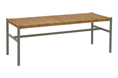 DK bänk Dusty Green/Natur
