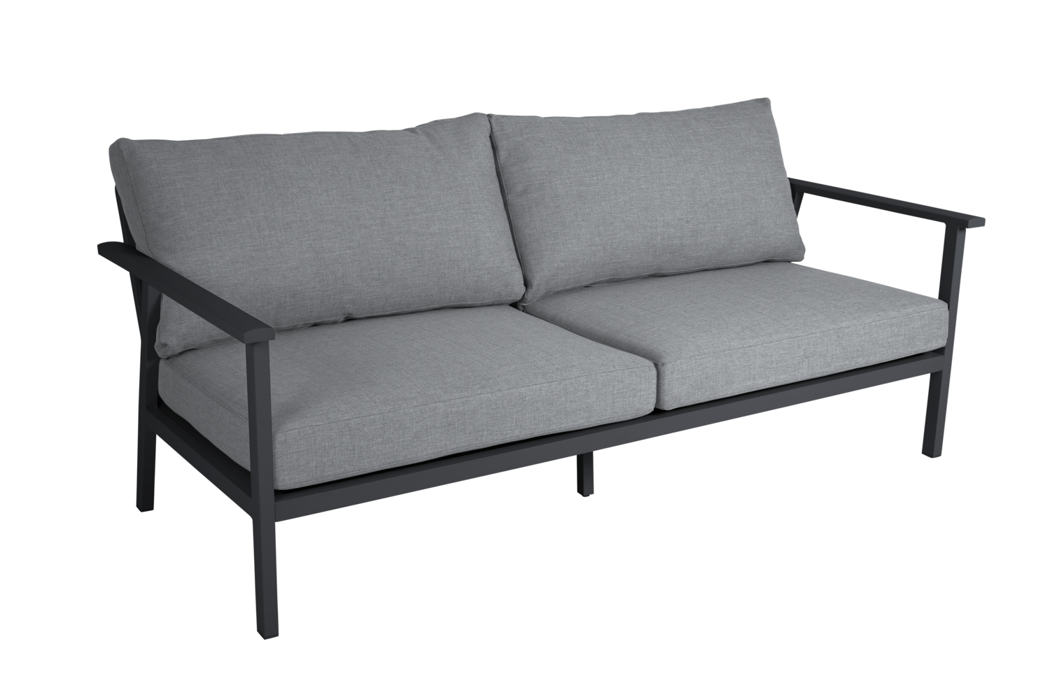 Samvaro Low 2,5-sits soffa Antracit/Pearl grey