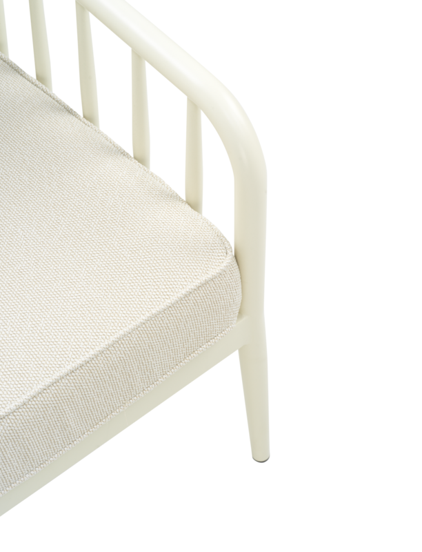 Coleville 3-sitssoffa Pearl White/Dot Beige