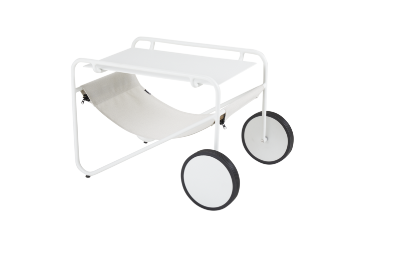 Poul Table sidobord Vit/Off-white