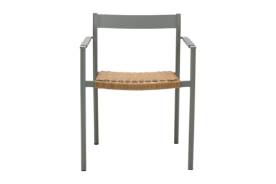 DK matstol Dusty Green/Natur
