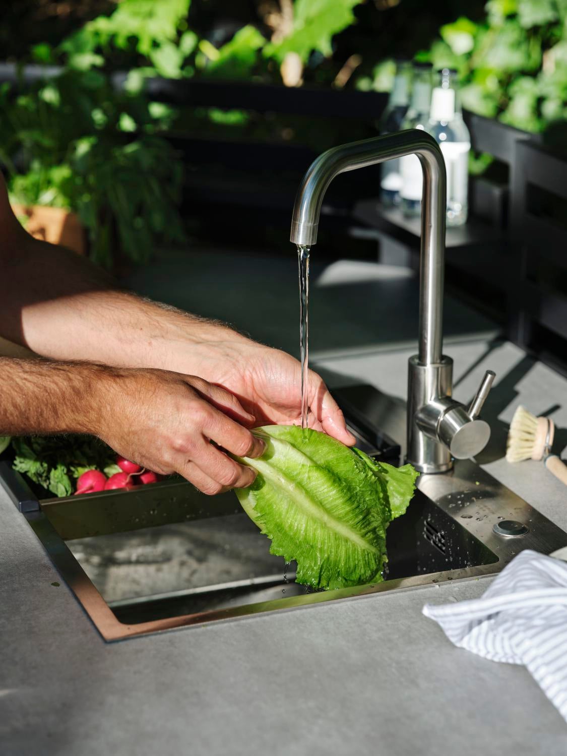 Fornax utekök Svart/teak